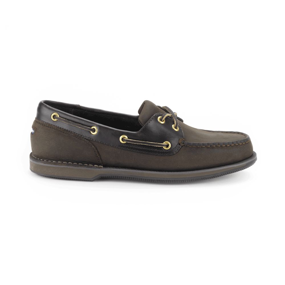 Rockport Perth - Mens Boat Shoes - Chocolate - NZ (OYB-416893)